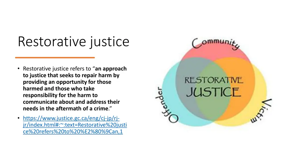restorative justice