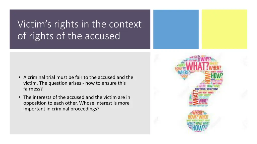 victim s rights in the context of rights