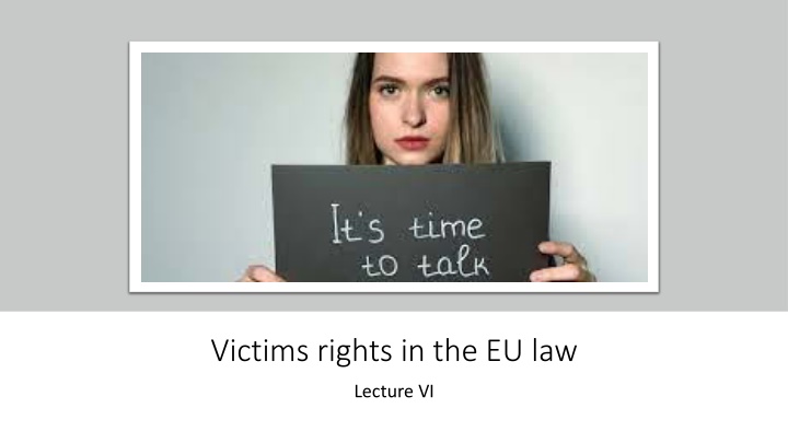victims rights in the eu law