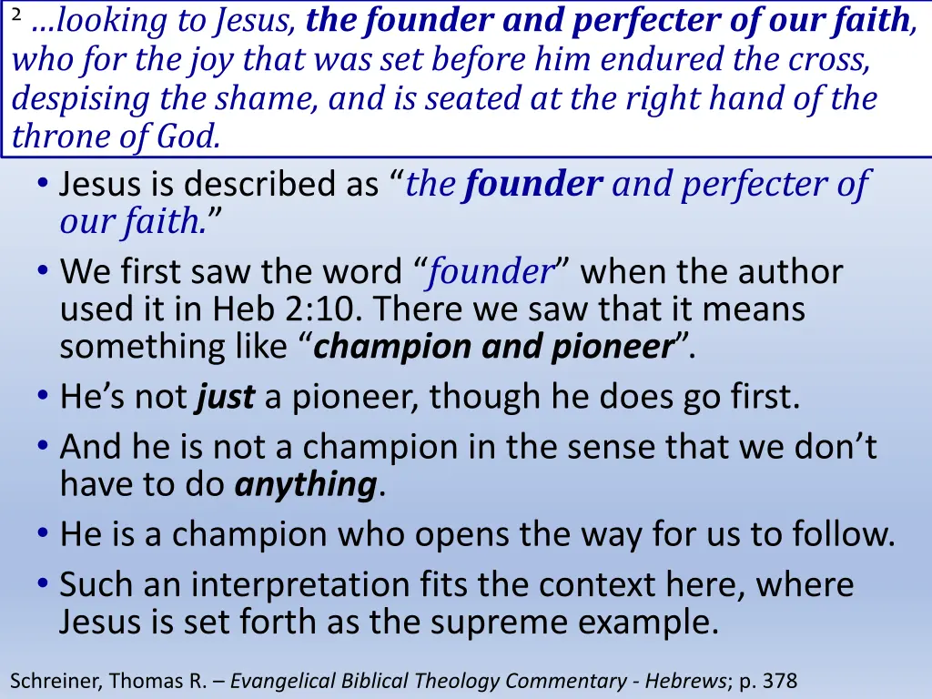 2 looking to jesus the founder and perfecter 1