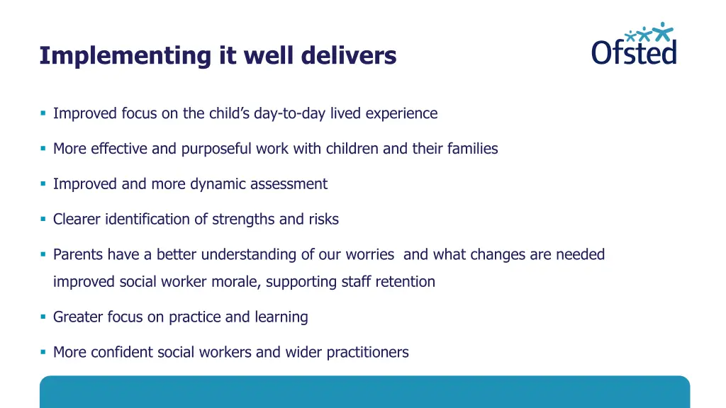 implementing it well delivers