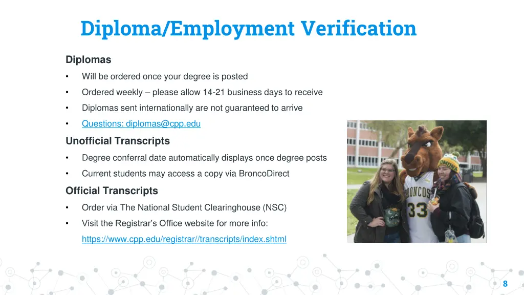 diploma employment verification