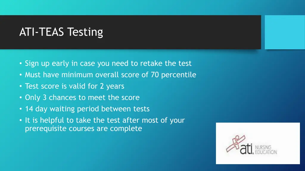 ati teas testing