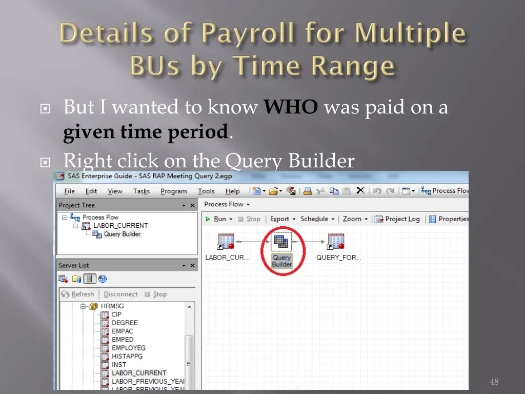 but i wanted to know who was paid on a given time