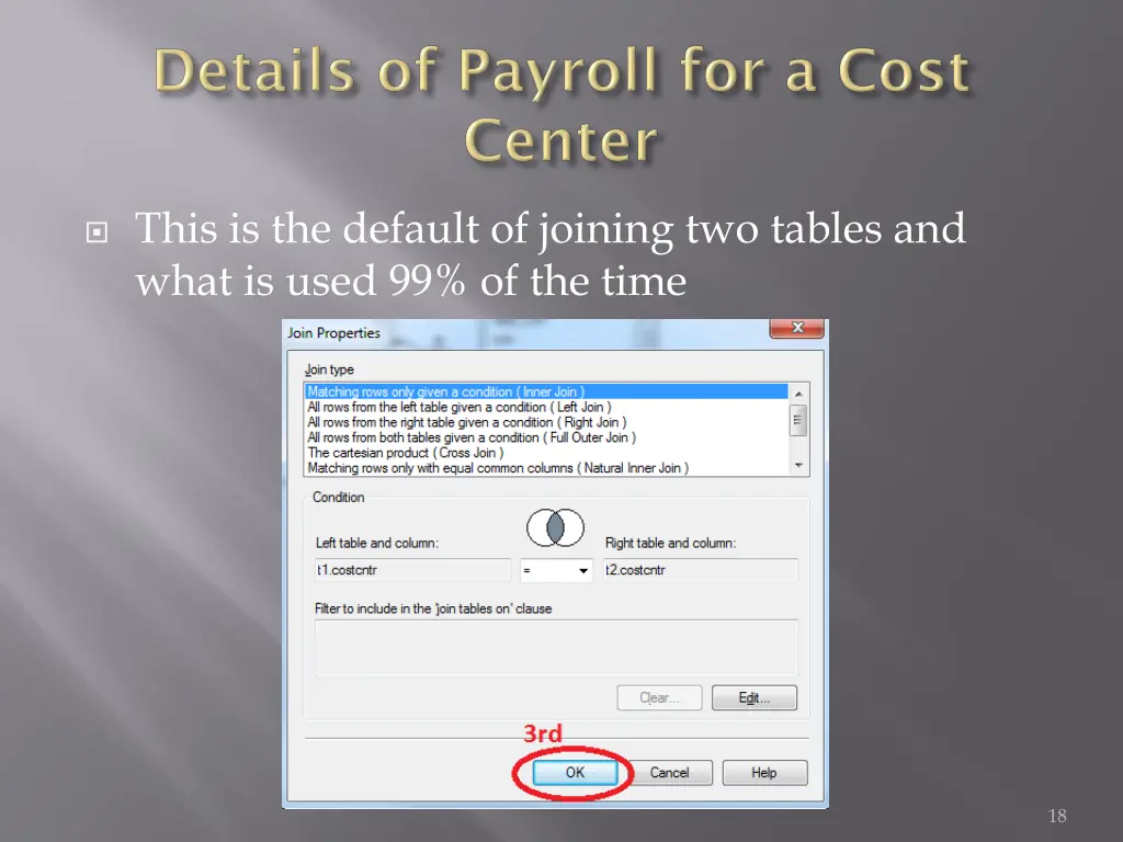 this is the default of joining two tables 1