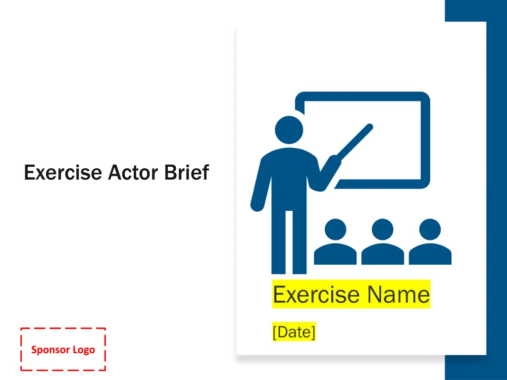 exercise actor brief