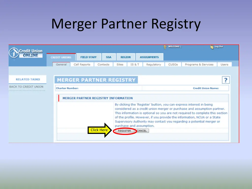 merger partner registry 1