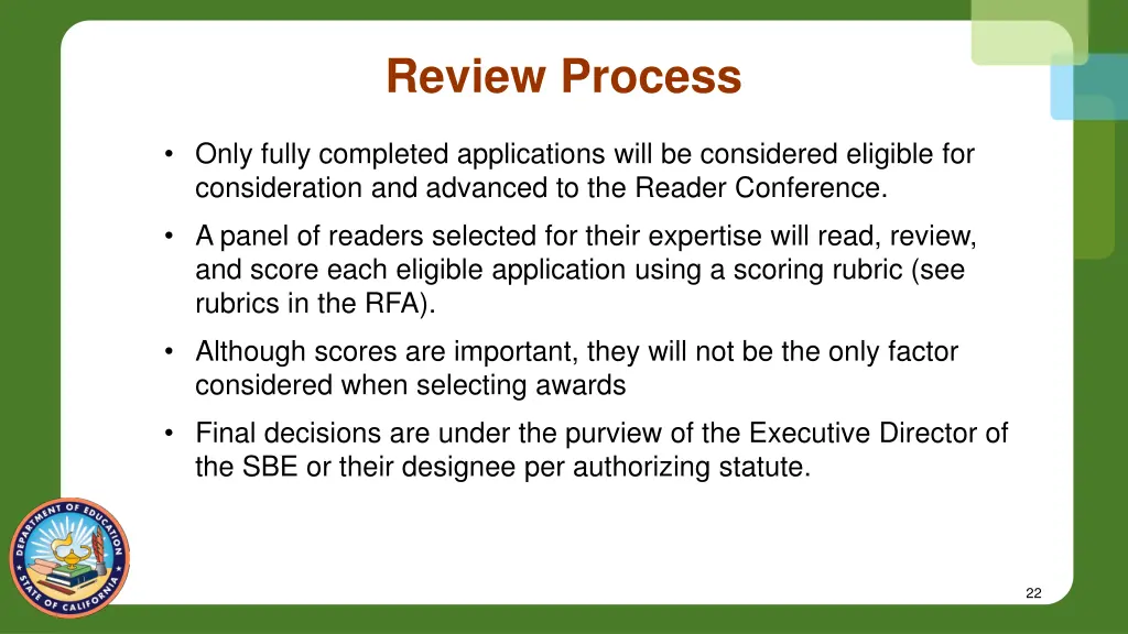 review process