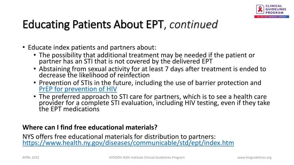 educating patients about ept educating patients 1