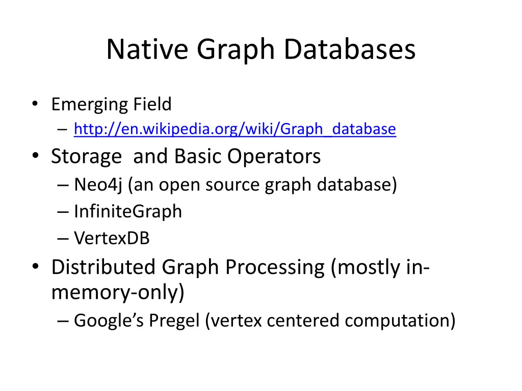 native graph databases