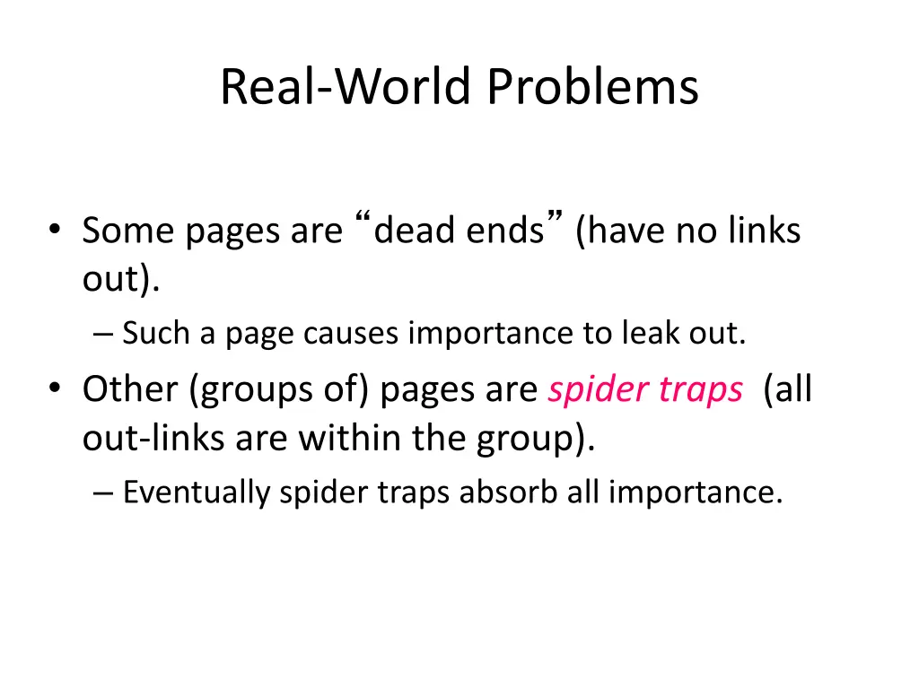 real world problems