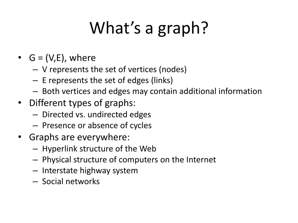 what s a graph