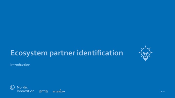 ecosystem partner identification