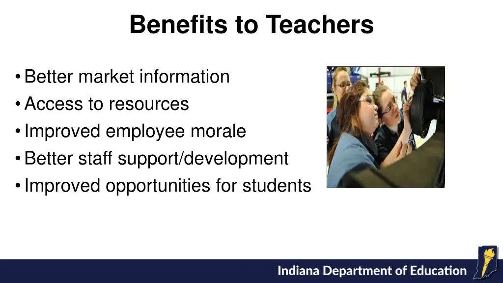benefits to teachers