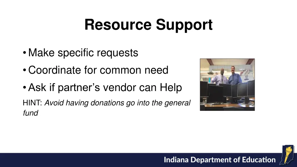 resource support