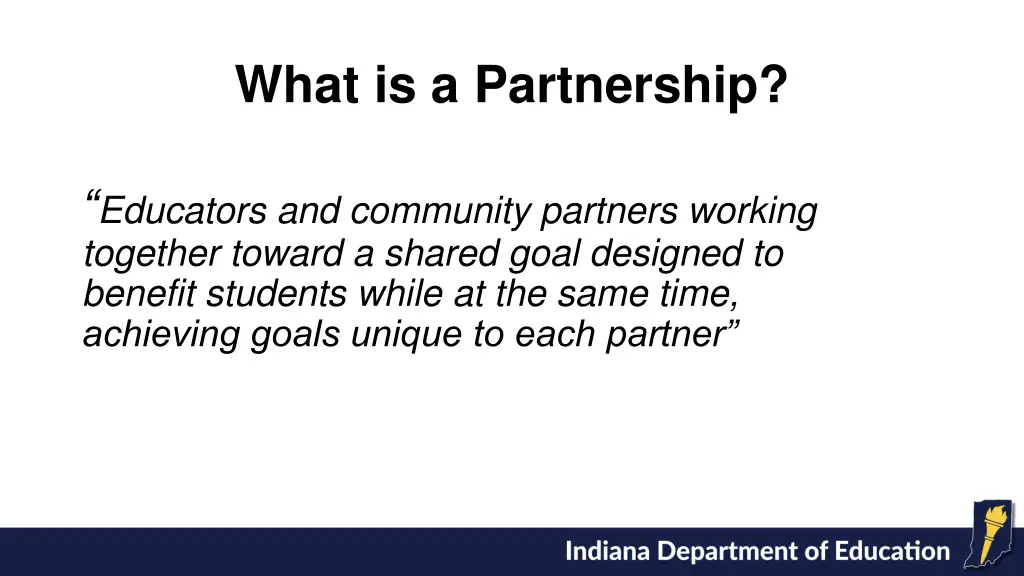 what is a partnership
