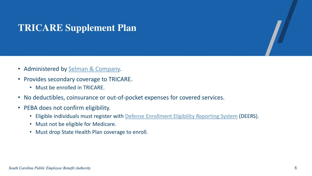 tricare supplement plan