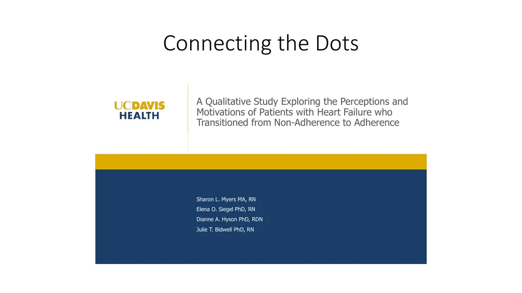 connecting the dots