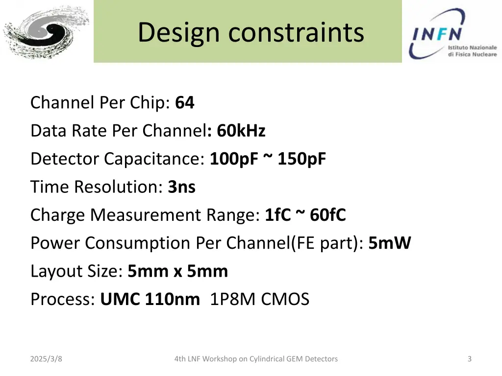 design constraints