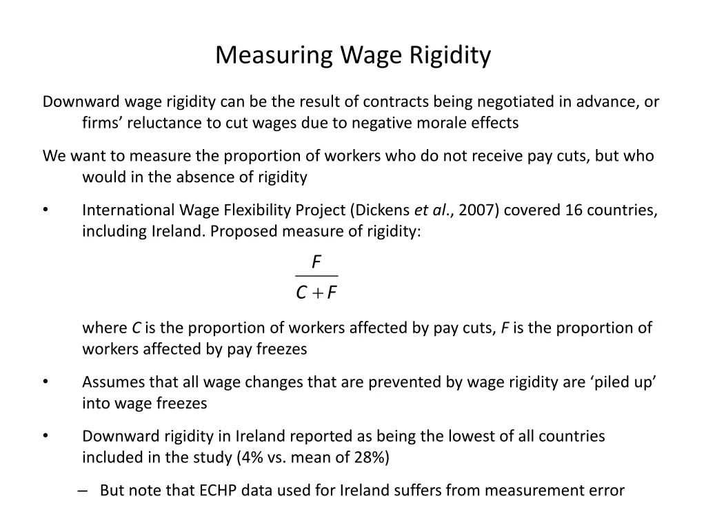 measuring wage rigidity
