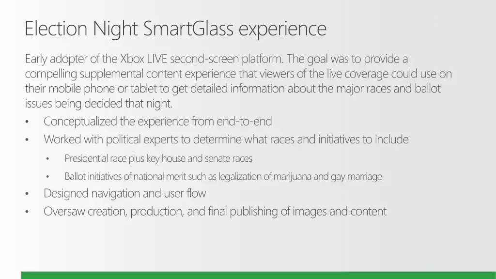 early adopter of the xbox live second screen