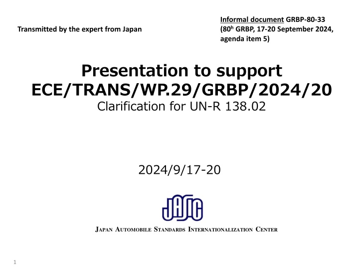 informal document grbp 80 33 80 h grbp