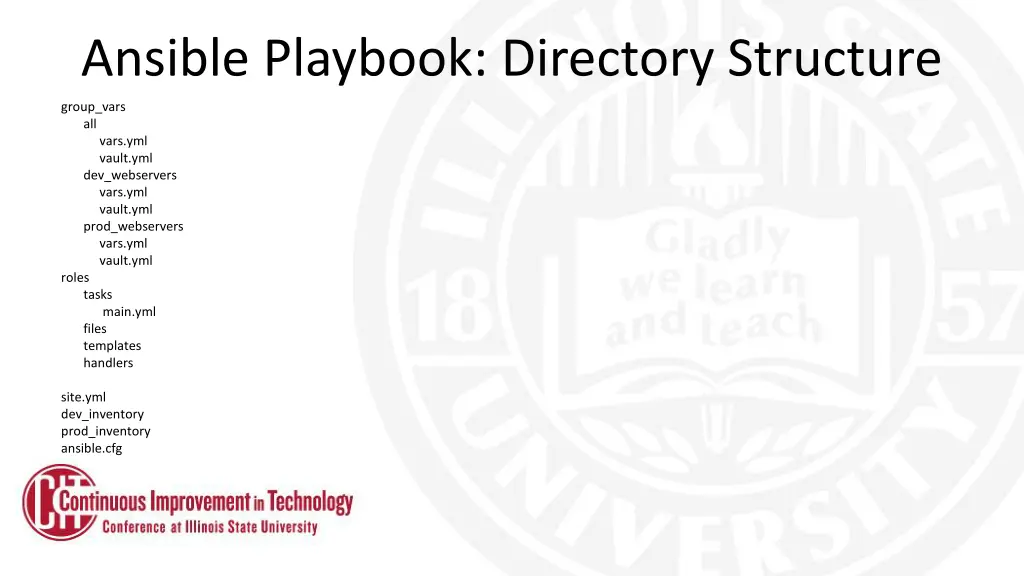 ansible playbook directory structure