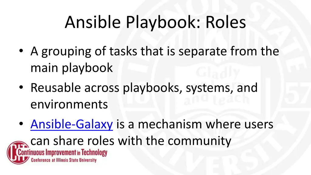 ansible playbook roles