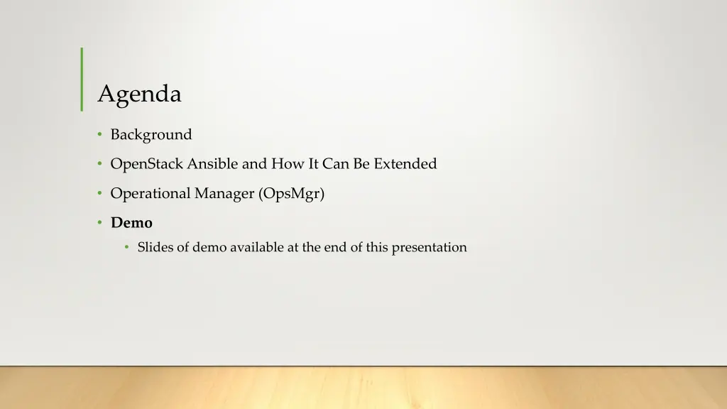 agenda 4