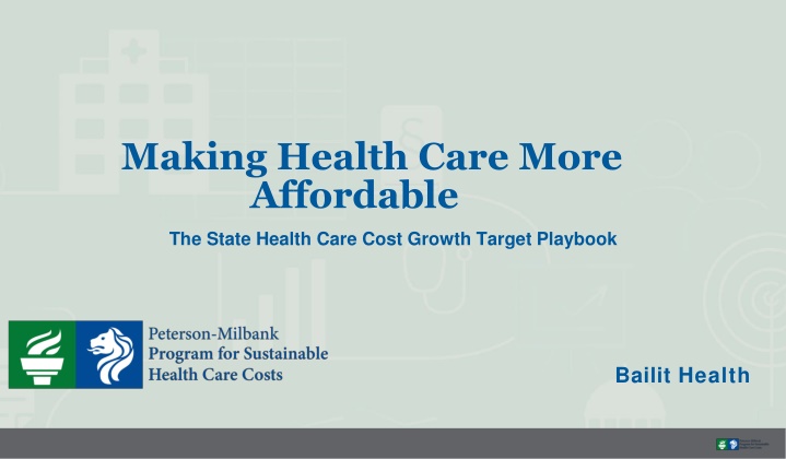 making health care more affordable