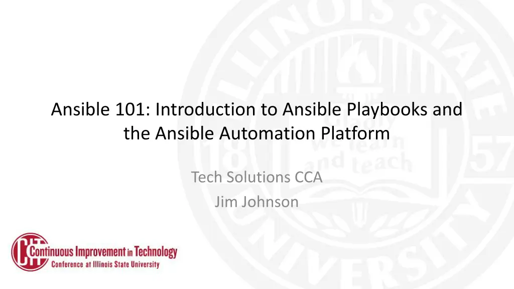 ansible 101 introduction to ansible playbooks