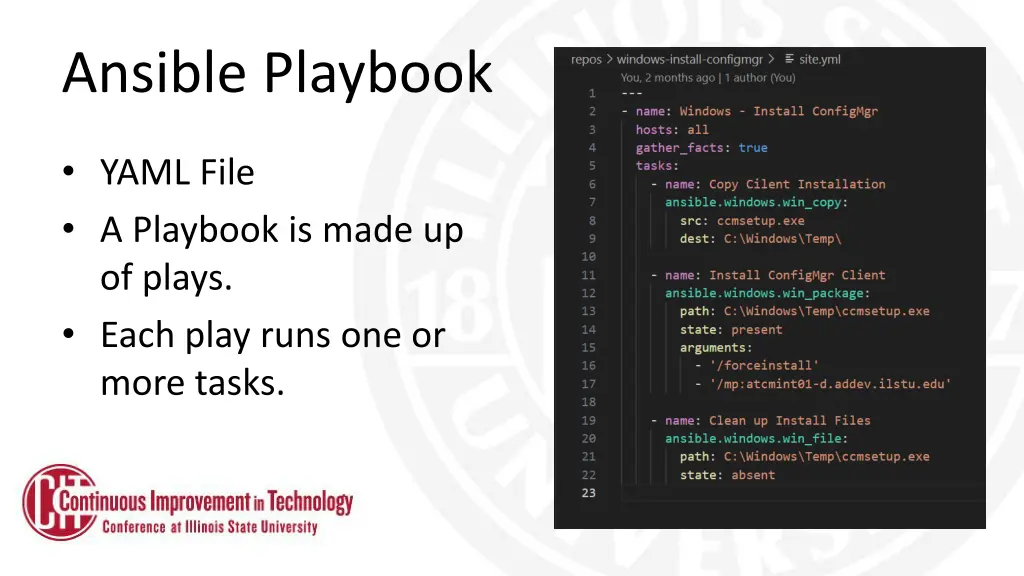 ansible playbook
