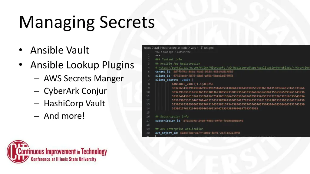 managing secrets
