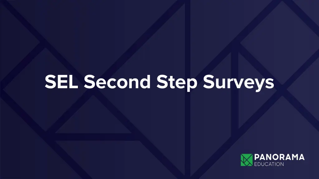sel second step surveys