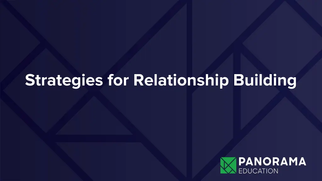 strategies for relationship building