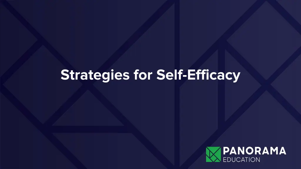 strategies for self efficacy