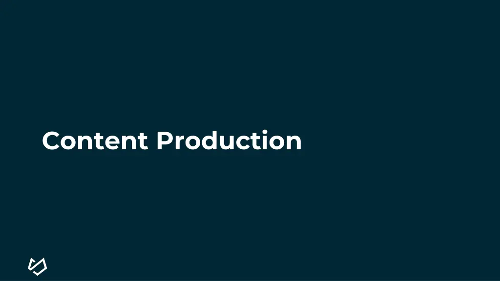 content production