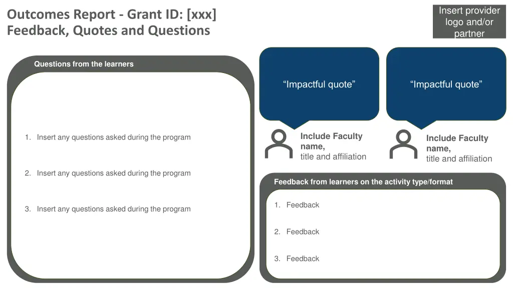 insert provider logo and or partner 8