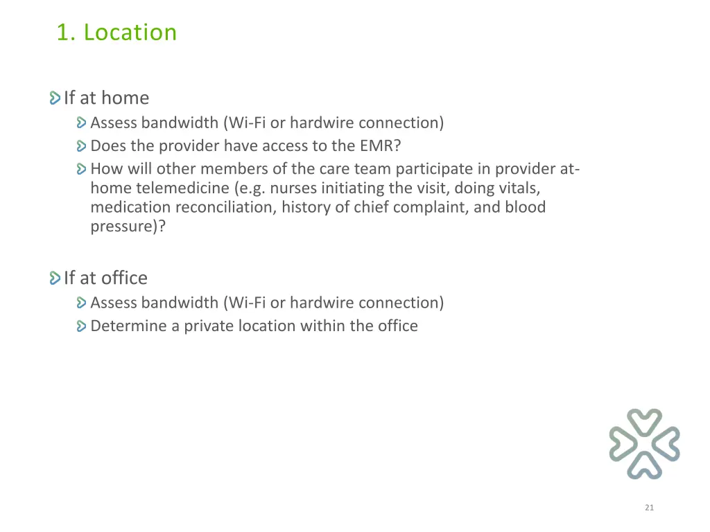 1 location