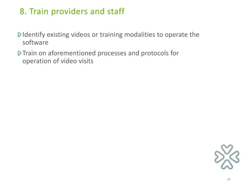 8 train providers and staff