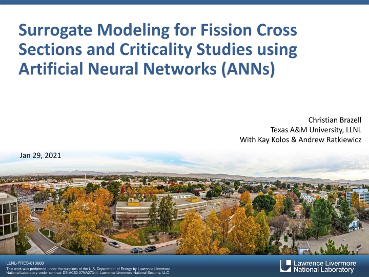 surrogate modeling for fission cross sections