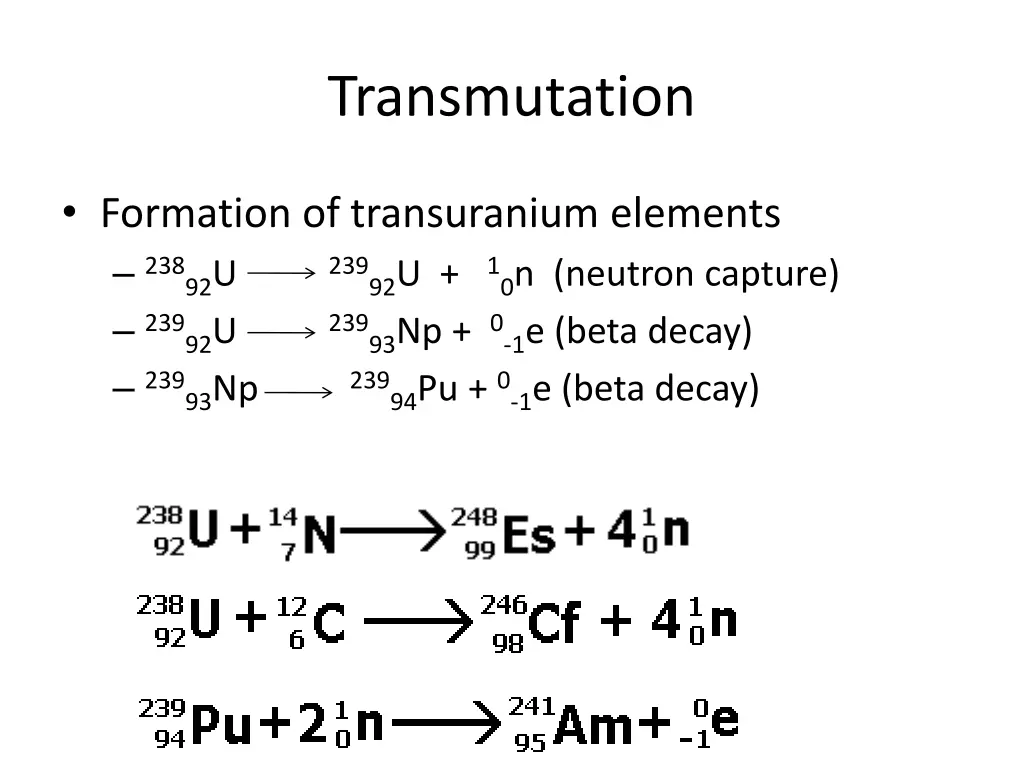 transmutation 1