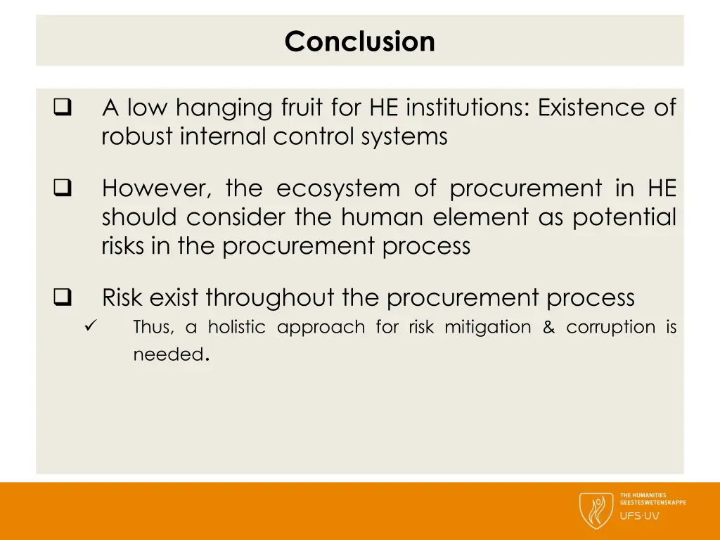 conclusion
