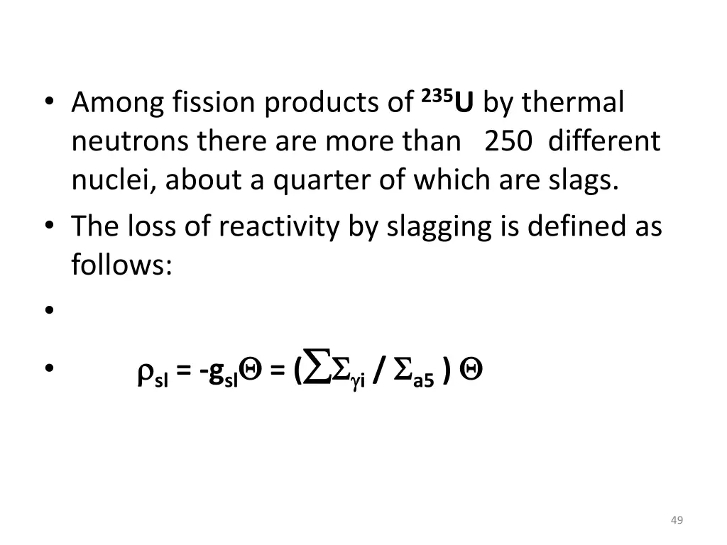 among fission products of 235 u by thermal