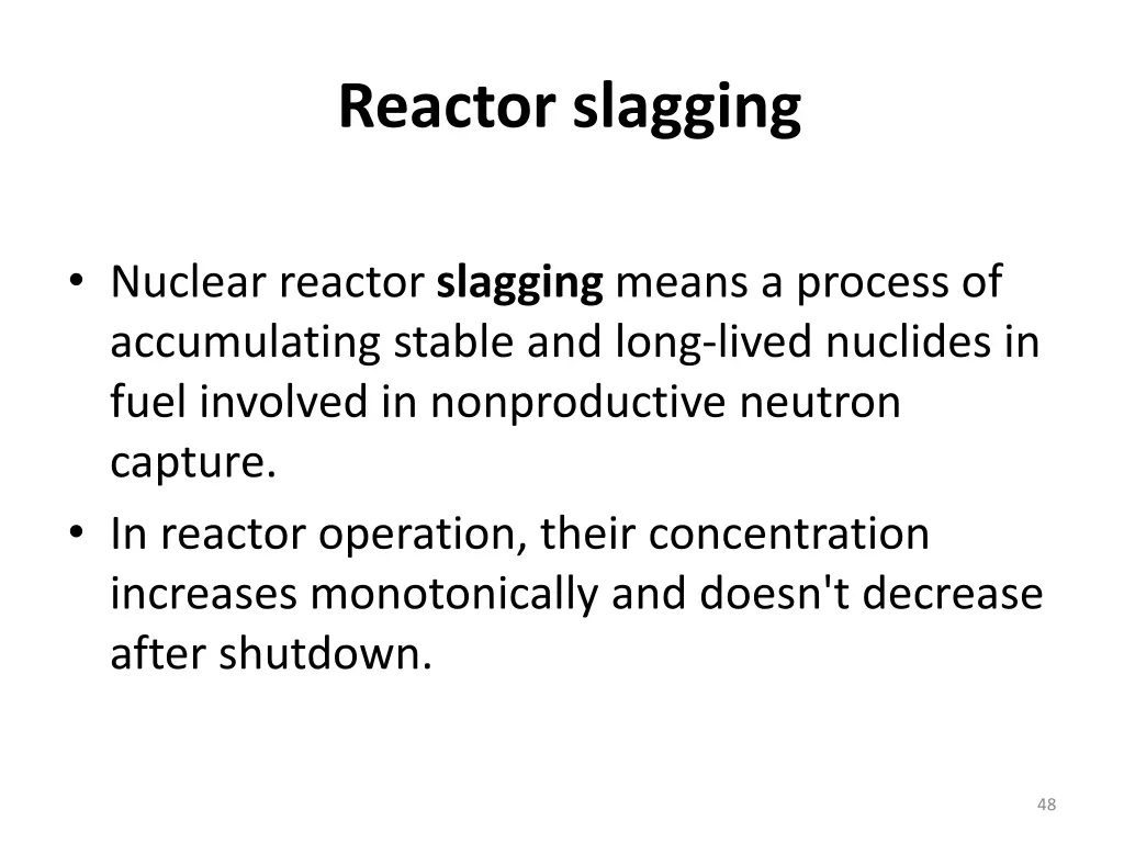 reactor slagging