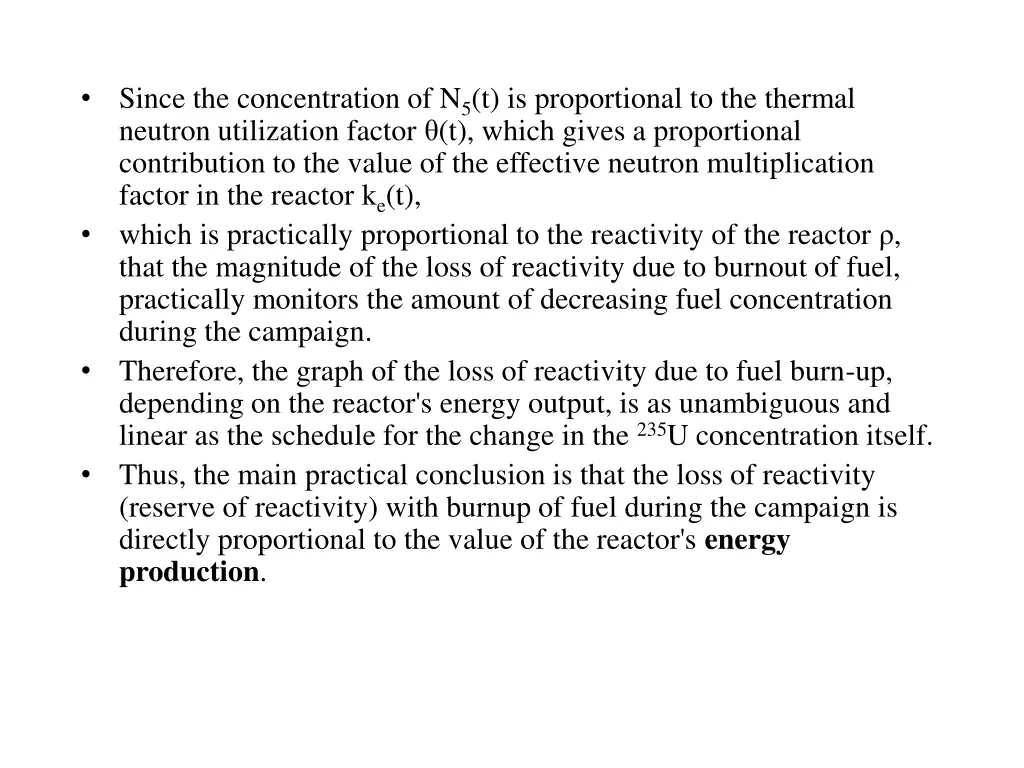 since the concentration of n 5 t is proportional
