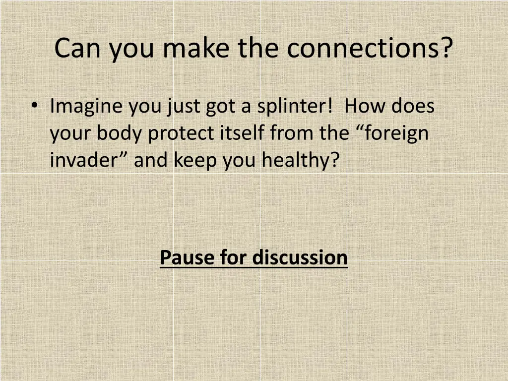 can you make the connections