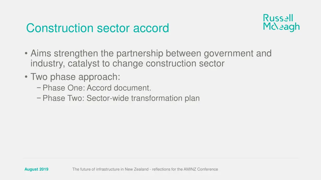 construction sector accord