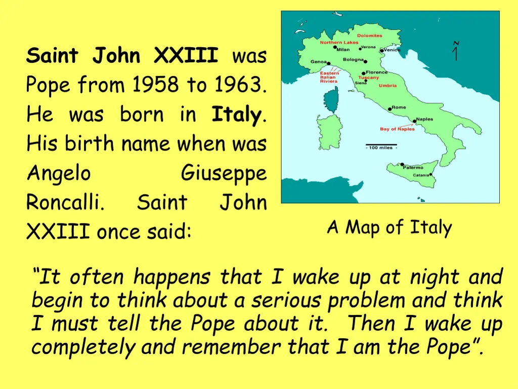 saint john xxiii was pope from 1958 to 1963