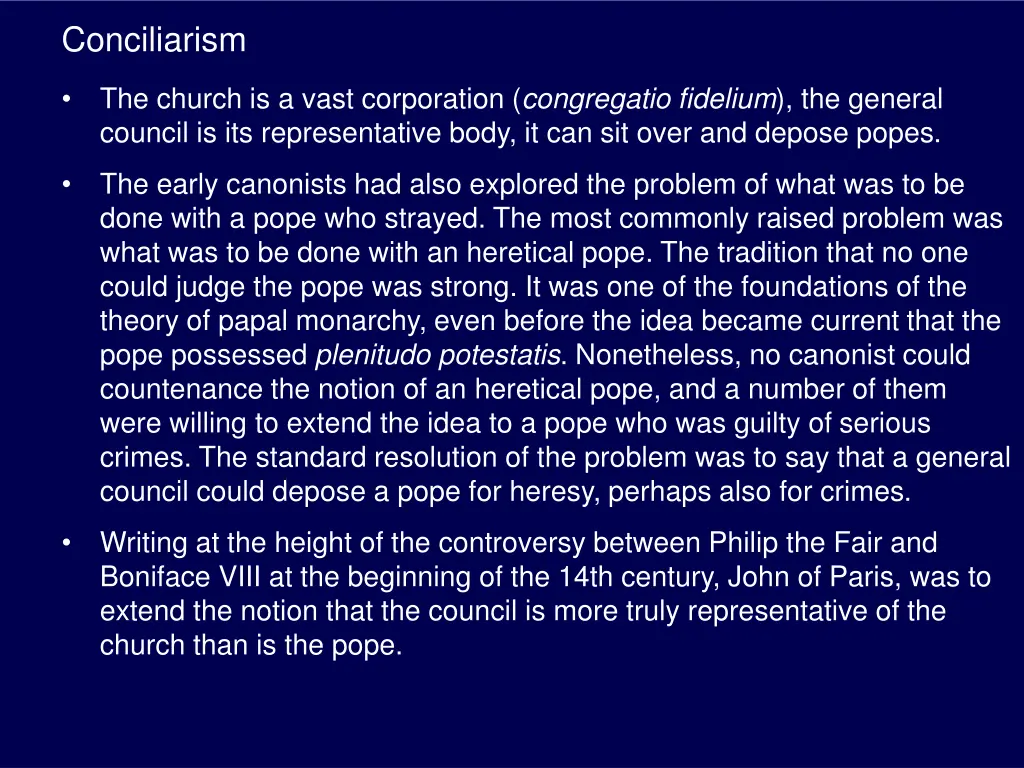 conciliarism